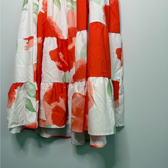 Floral Off-Shoulder Maxi Dress - Picture 9 of 10